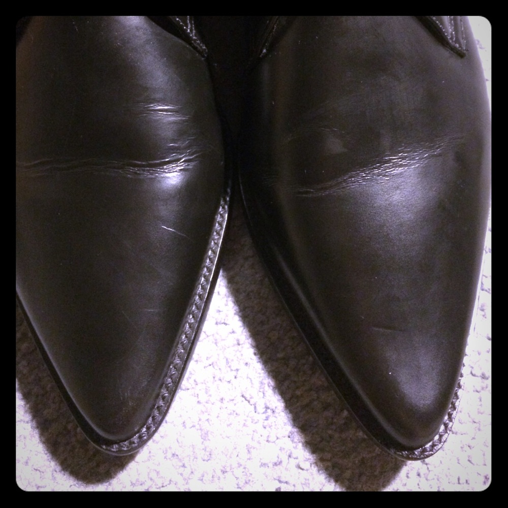 Close up on boots